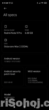 Redmi note 9 pro